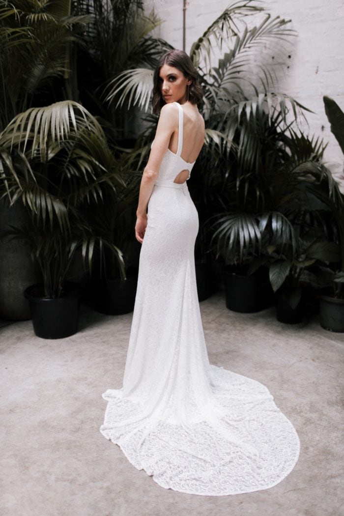 Open back cut out wedding dress | Kendall