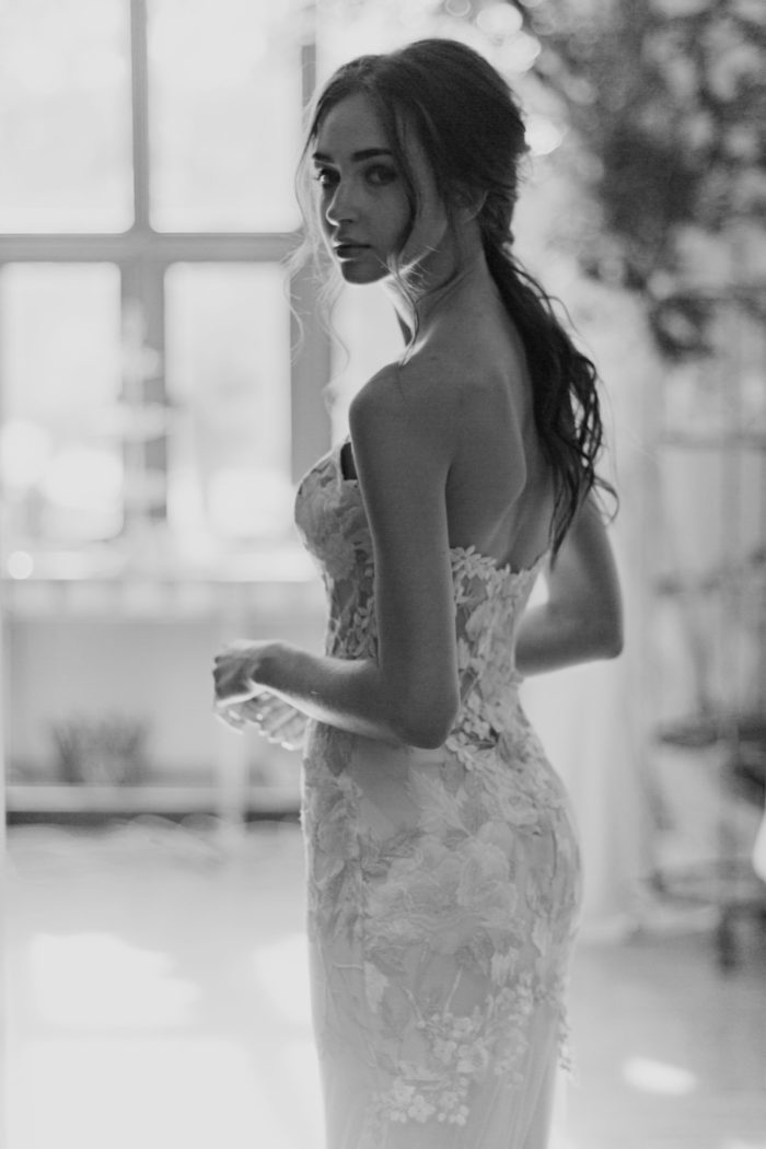 Odessa bridal gown by Claire Pettibone