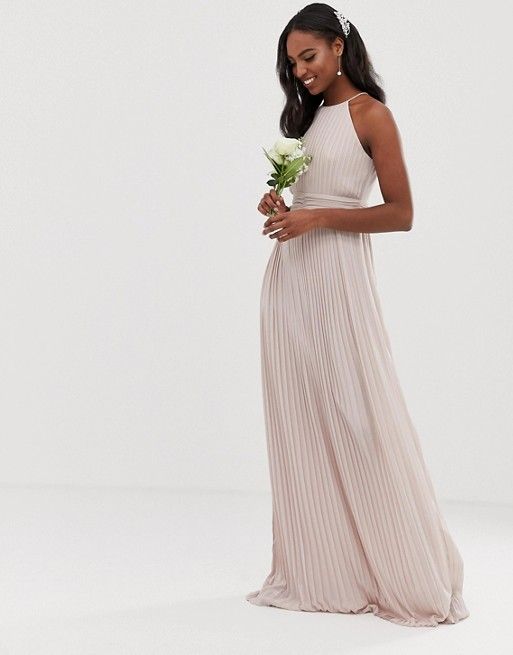 asos gold bridesmaid dresses