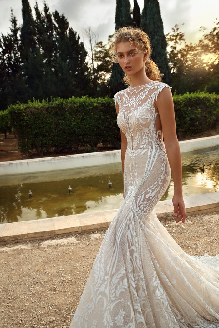 High neck mermaid wedding dress | Galia Lahav Gala Bridal