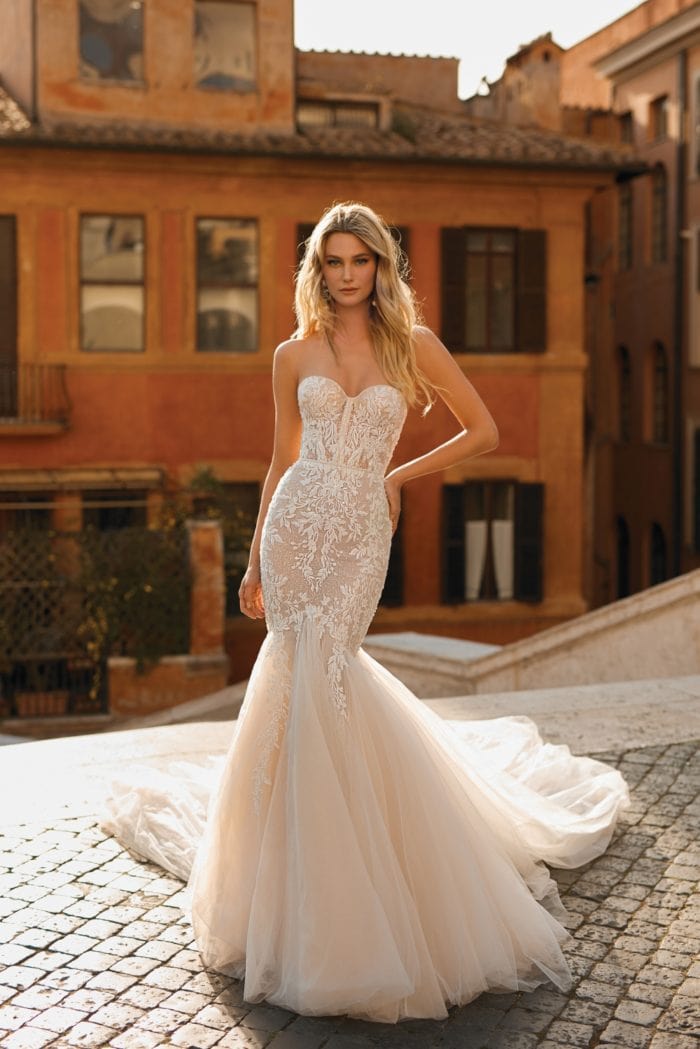 Strapless tulle and lace | Berta Privee Wedding Dresses 2020