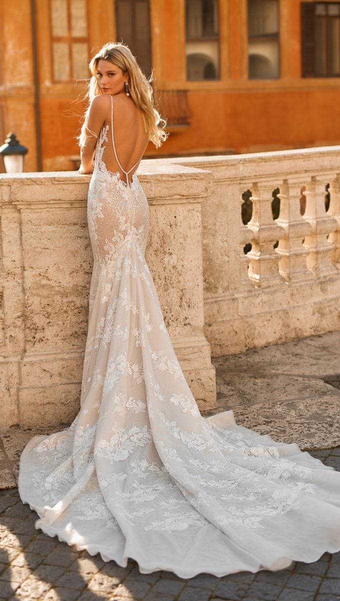 Lace bridal gown Berta Privee 2020