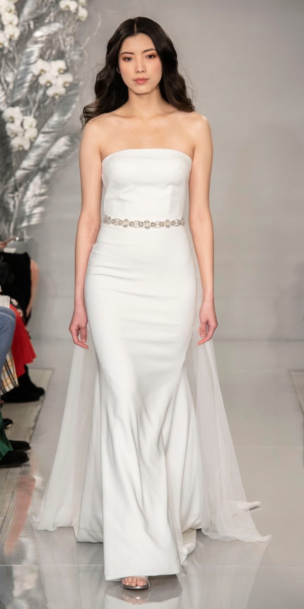 Strapless wedding dress | Lindsay gown by Theia