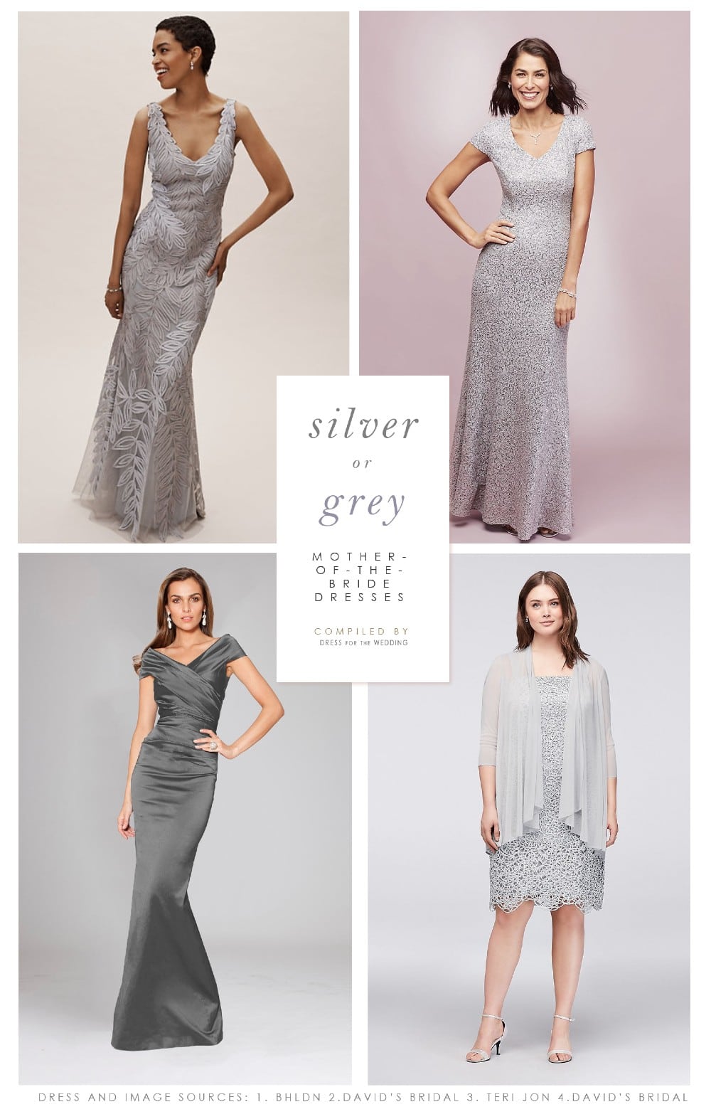 Gray Mother of the Bride Dresses ...