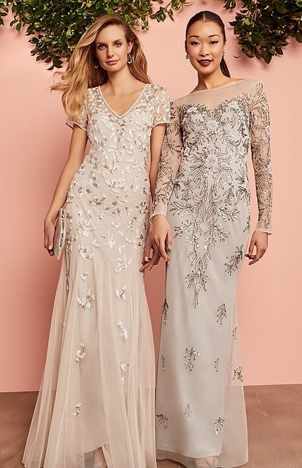 gold formal dresses for mother of the bride