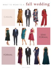 what does casual attire mean for a wedding