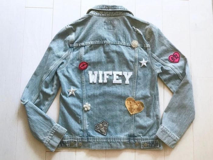 wifey denim jacket for wedding