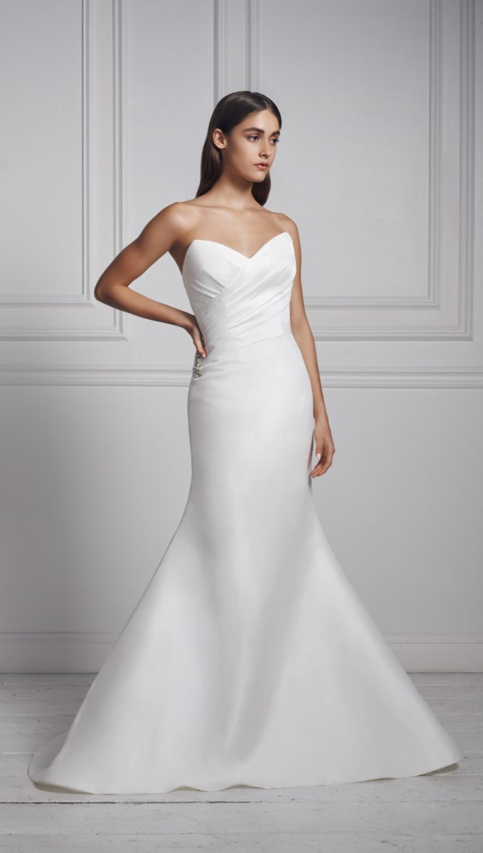 Anne Barge strapless wedding dress Fall 2020