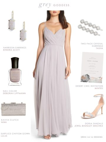 Gray Wedding Attire Ideas - Dress for the Wedding