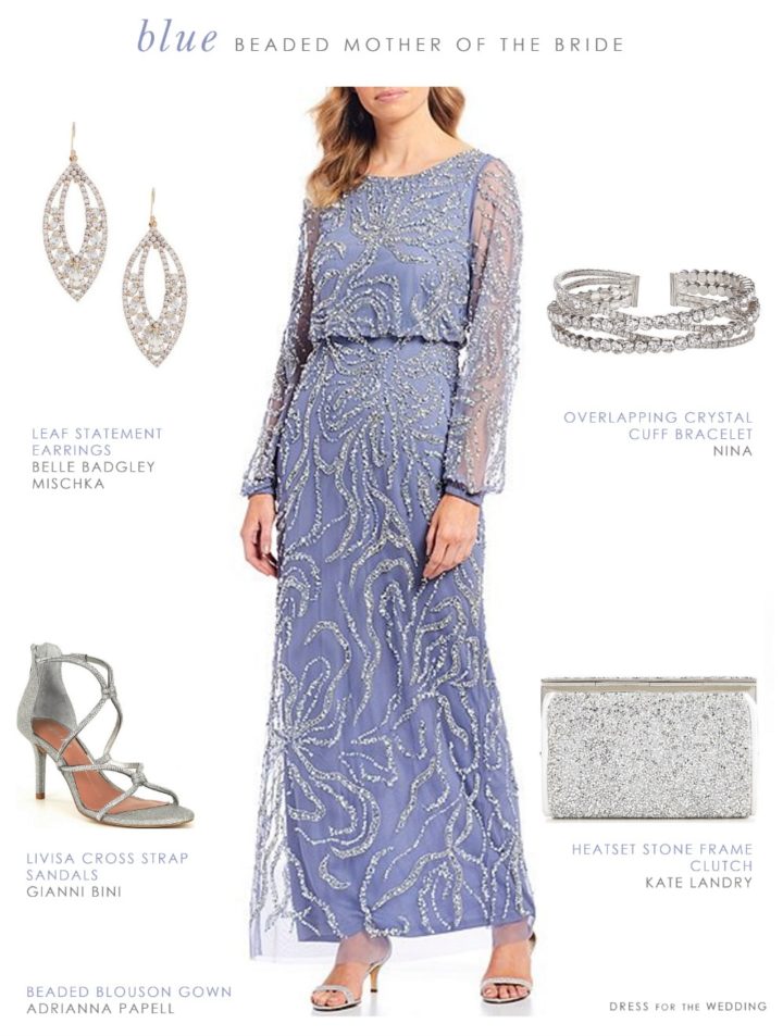 light blue mother of the bride
