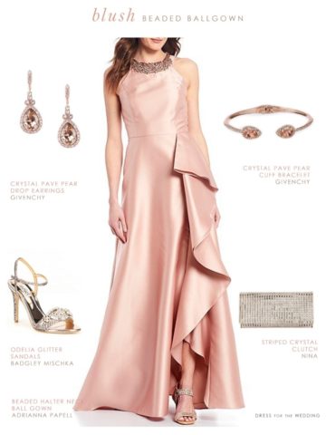 Blush Pink Gown for a Wedding