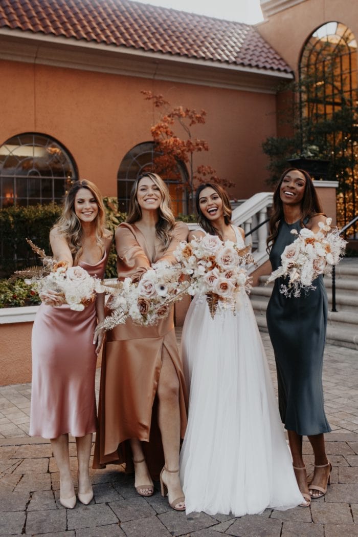 Mix and match colors for bridesmaid dresses 2020