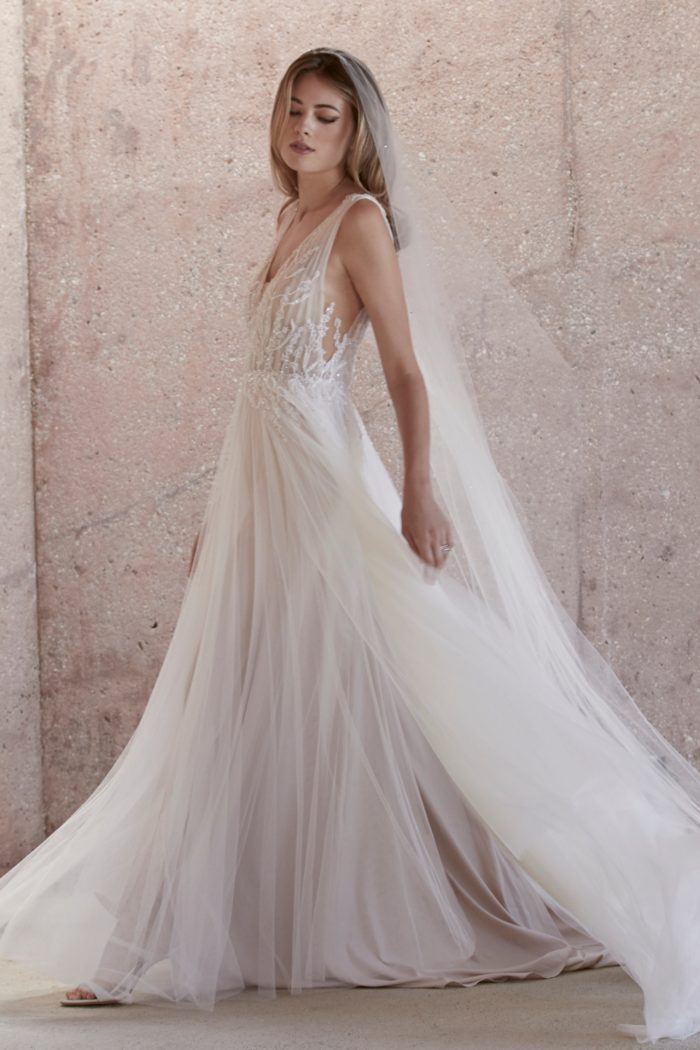 Beaded bridal gown Kroes