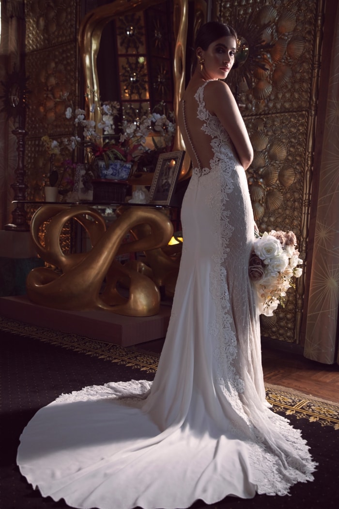 Gillespie Wtoo Wedding Dress Back Details