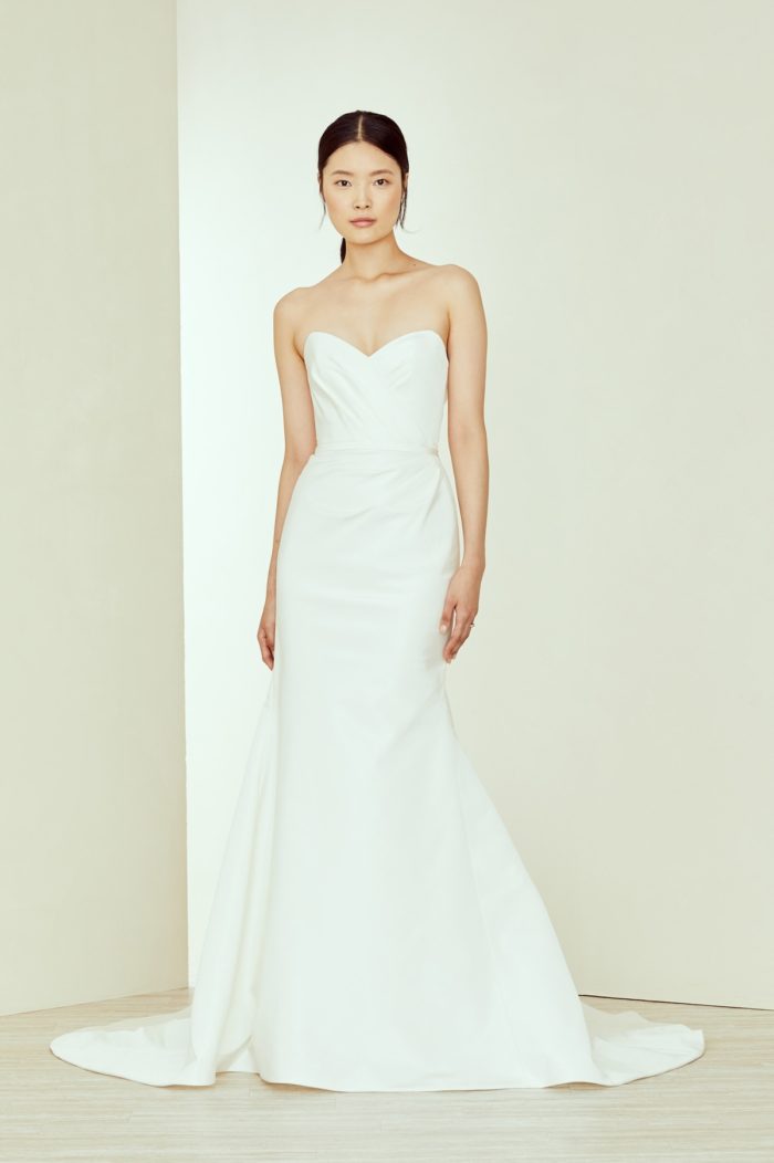 Strapless Amsale Wedding Dress