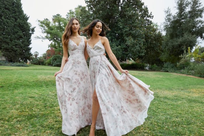 Floral print dresses for weddings spring 2020