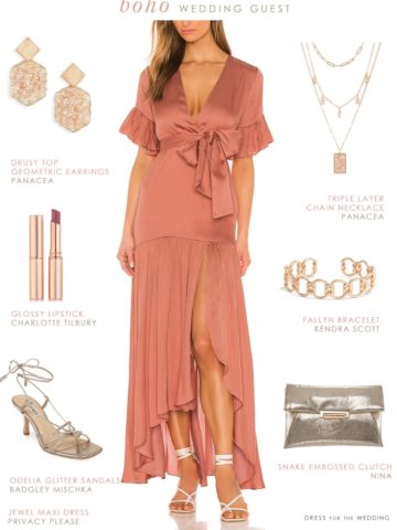 Wedding guest dresses for boho weddings