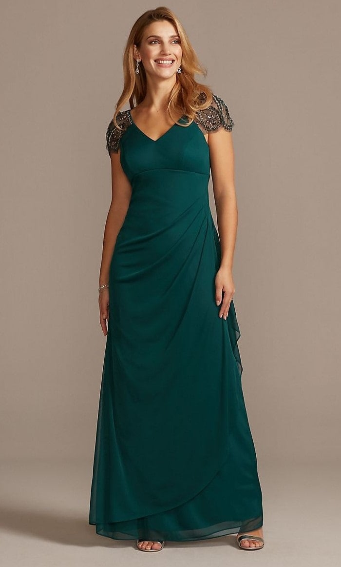 Dark Green Mother Of The Bride Dress ...