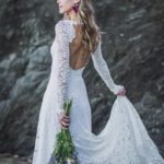 Long sleeve wedding dress from Etsy online