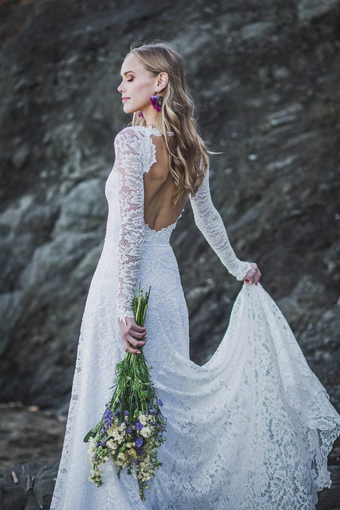 Long sleeve wedding dress from Etsy | Dress for The Wedding