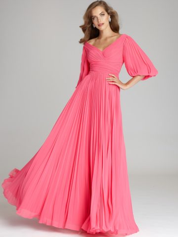 Coral Gown for Mother of the Bride or Groom