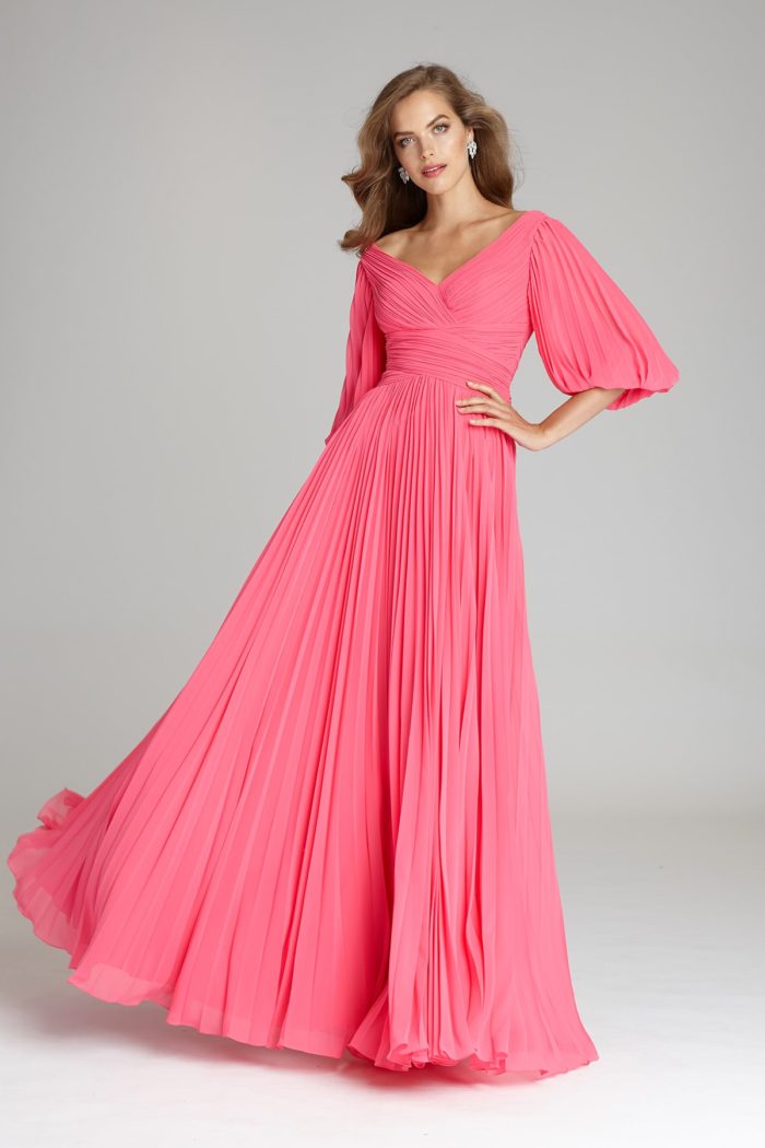 Coral Gown for Mother of the Bride or Groom