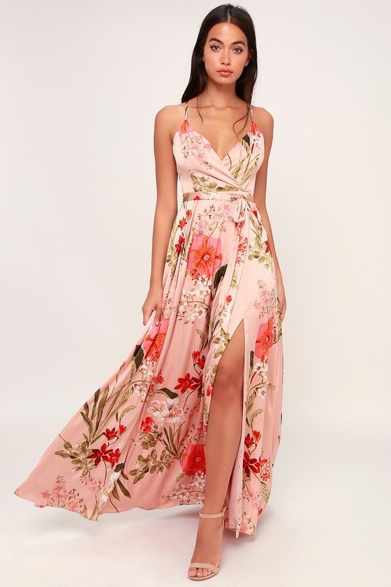 Floral Long Dresses For Wedding Outlet ...