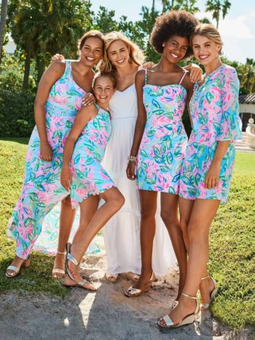 Wedding party dresses from Lilly Pulitzer