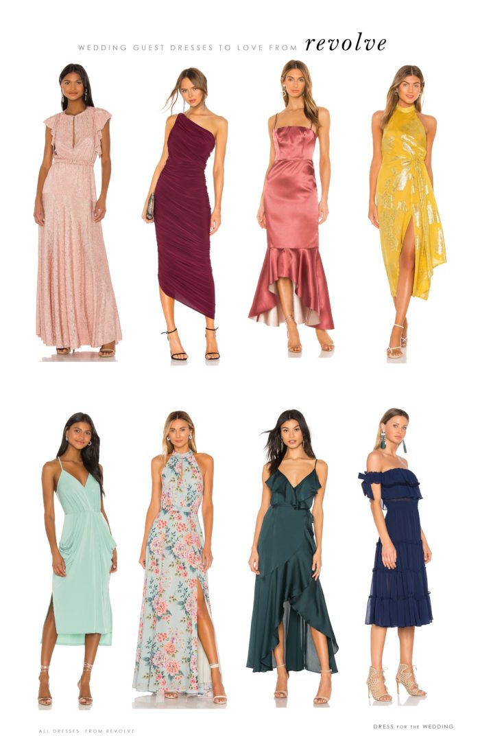 dresses to wear to weddings from revolve