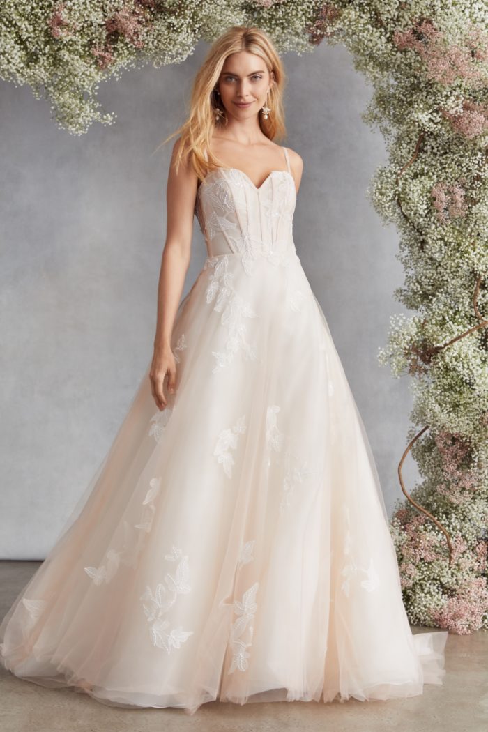 Blush wedding dress Bella