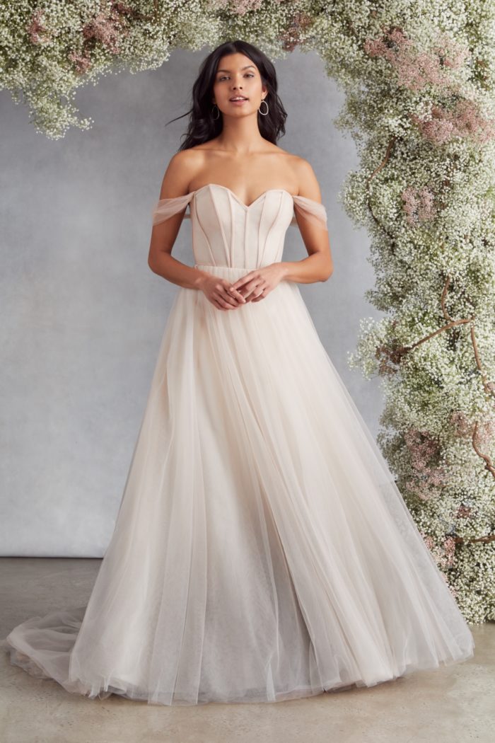 Blush wedding dress Gia