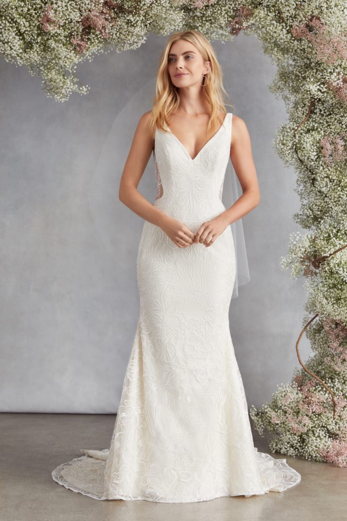 V neck wedding dress Gemma