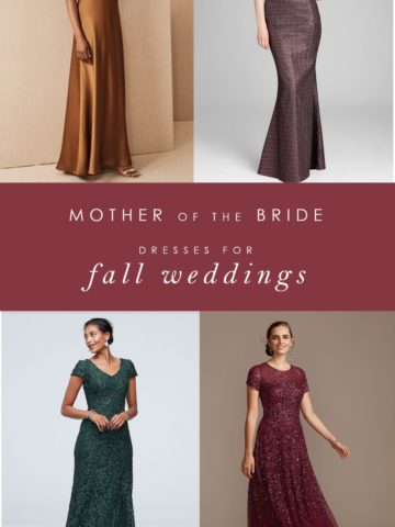 Fall mother of the bride dresses and gowns