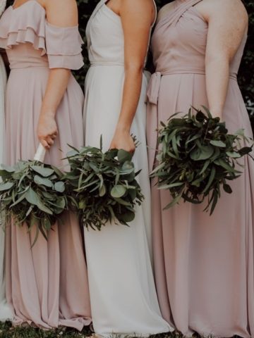 orange dresses for weddings