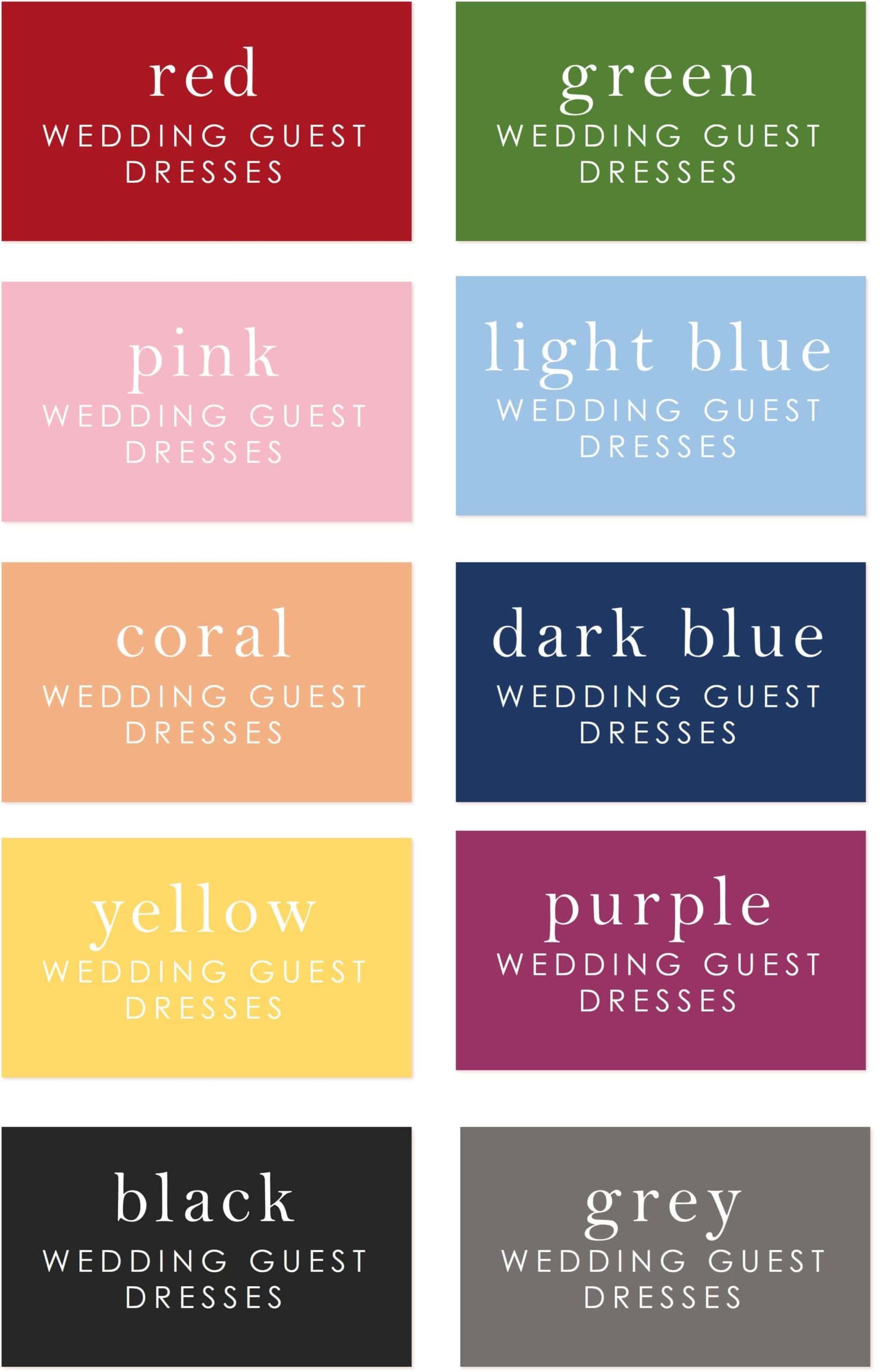 Pretty Dresses Color Chart