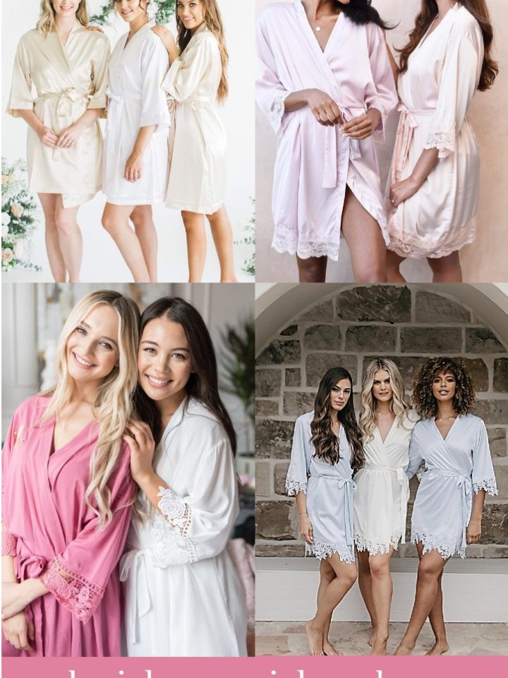what can bridesmaids wear besides robes