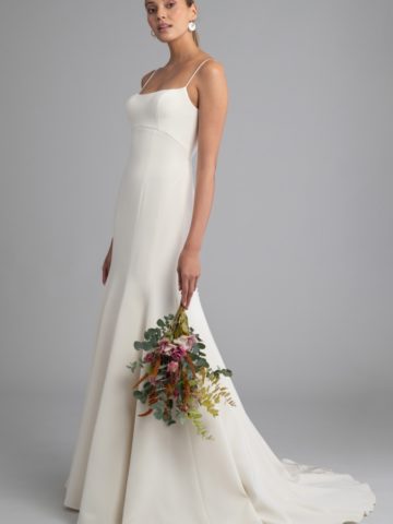 Modern minimalist wedding dress for 2021
