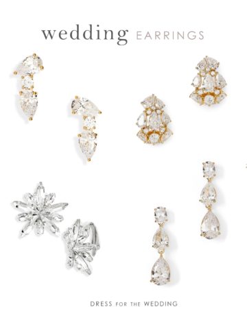 Bridal earrings for weddings