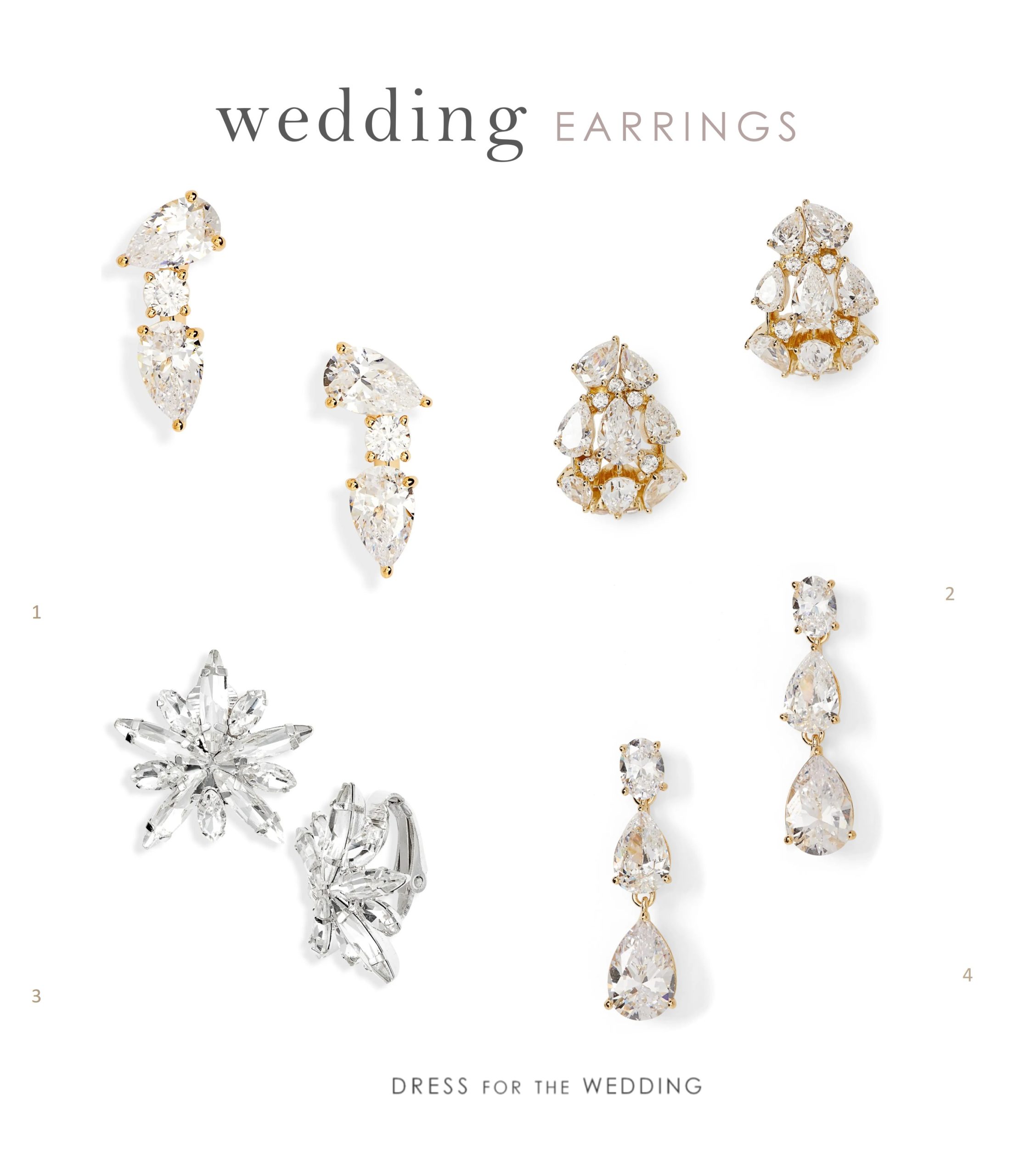 Wedding Earrings - Dress for the Wedding