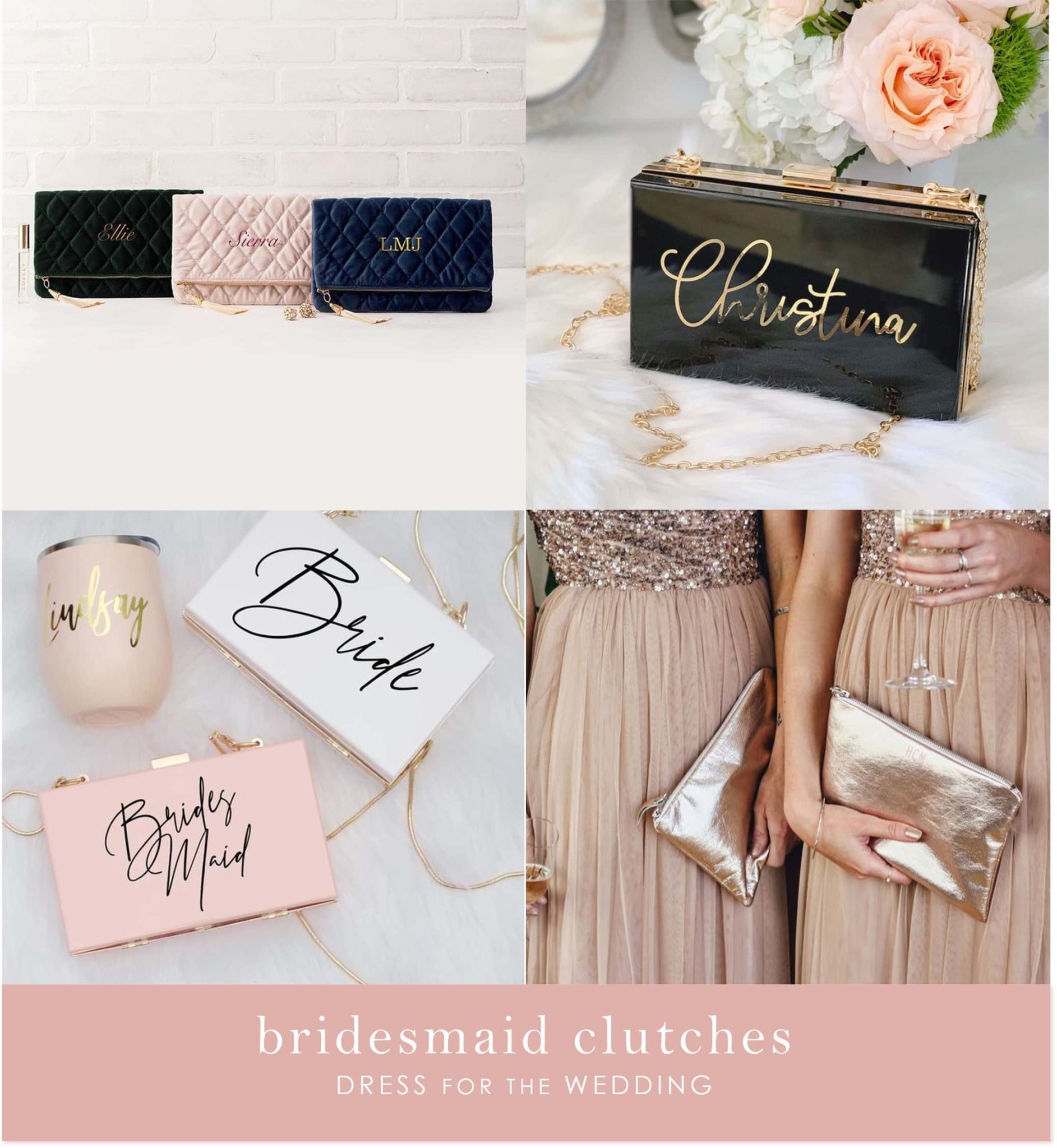 Bridesmaid Clutches + Bags Dress for the Wedding