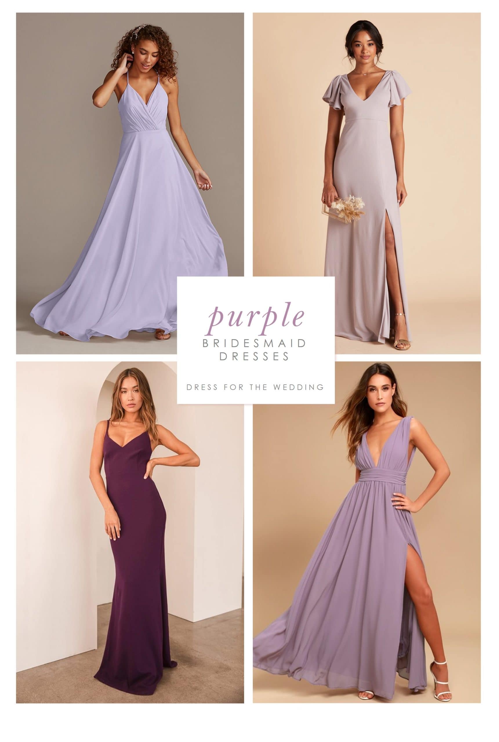 Purple Bridesmaid Dresses - Dress for ...