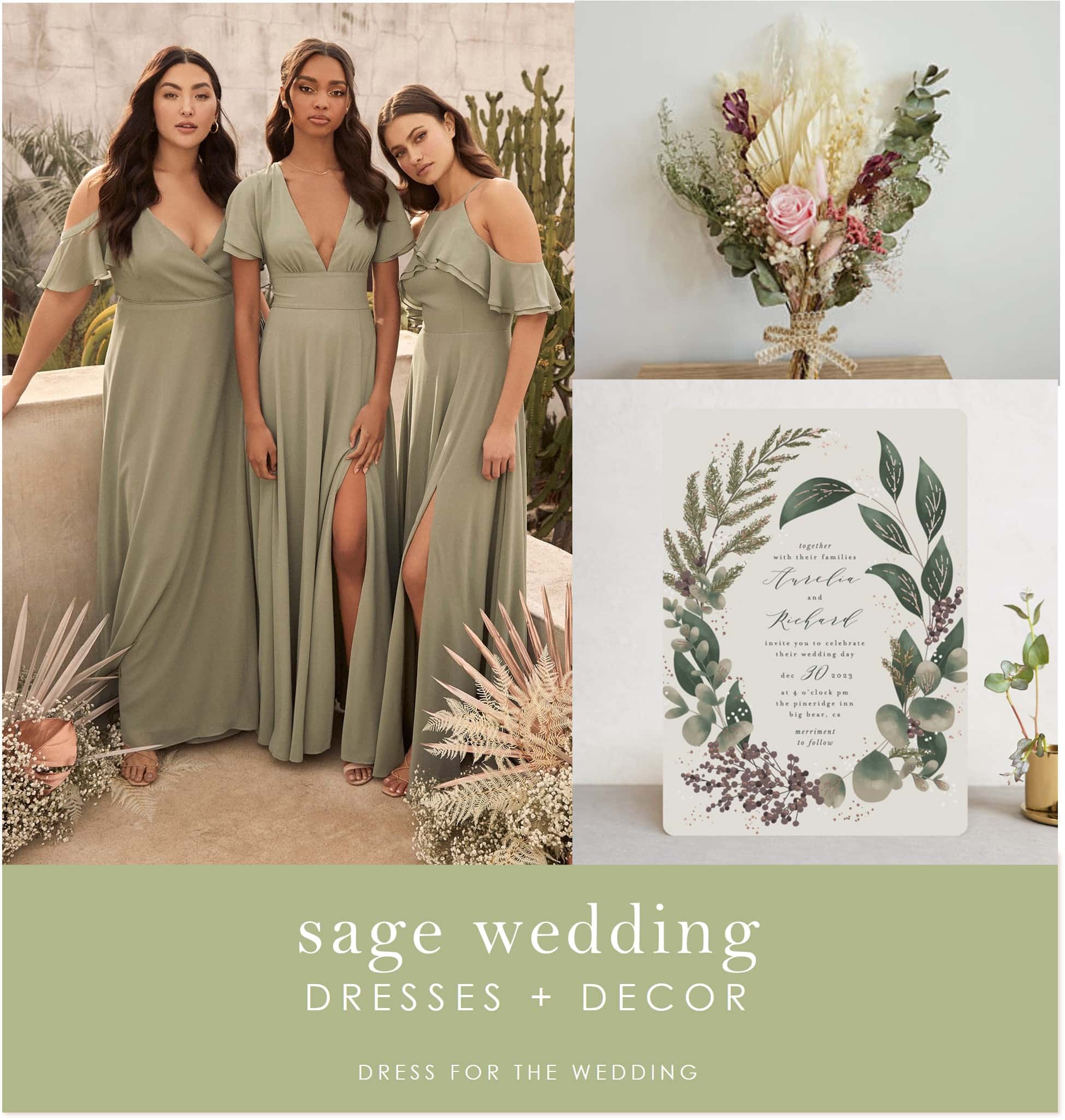 green dress for wedding