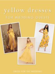 wearing yellow to a wedding