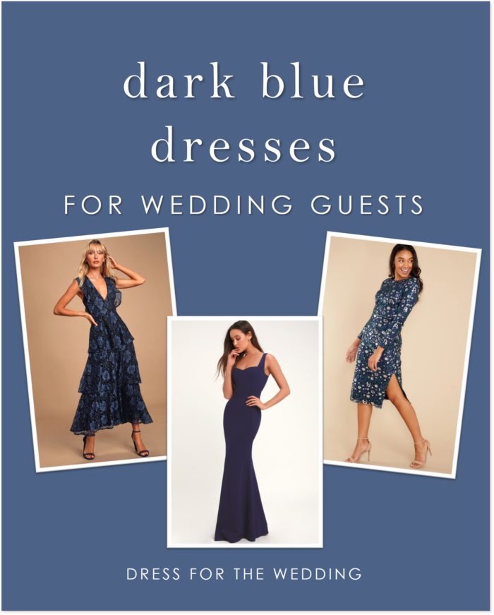 blue dress for wedding