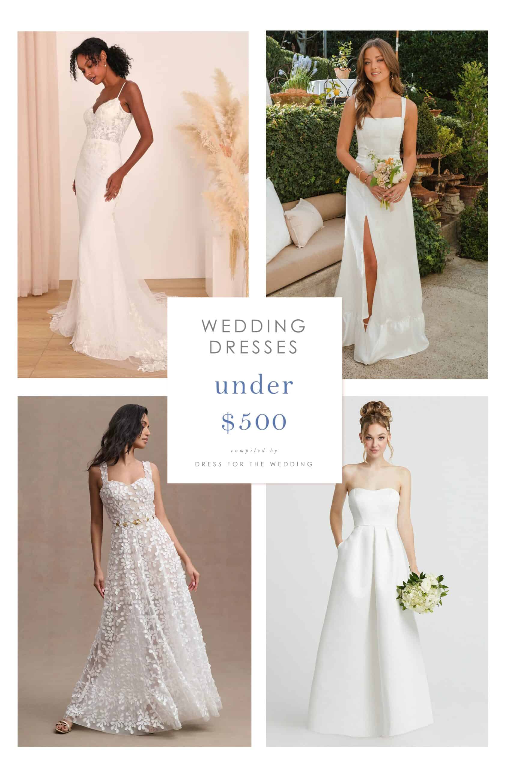 Best Cheap Wedding Dresses Under $500 | One Fine Day