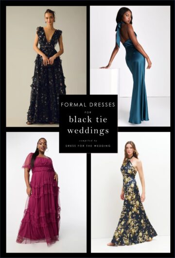 Formal Gowns and Dresses for Black Tie Wedding Guest Attire - Dress for ...
