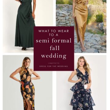 What to Wear to a Formal Black Tie Wedding