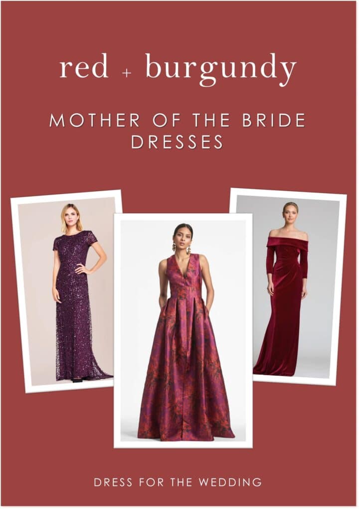 Red Mother of the Bride Dresses - Dress for the Wedding