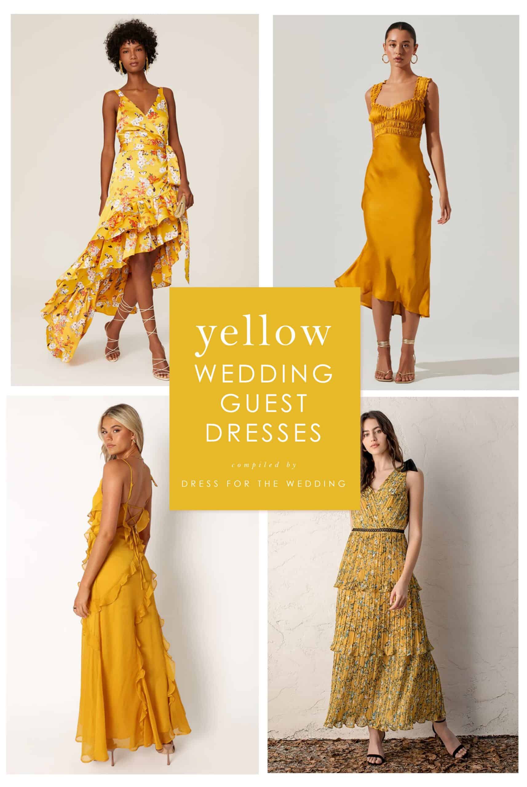 Yellow Dresses for Weddings - Dress for the Wedding