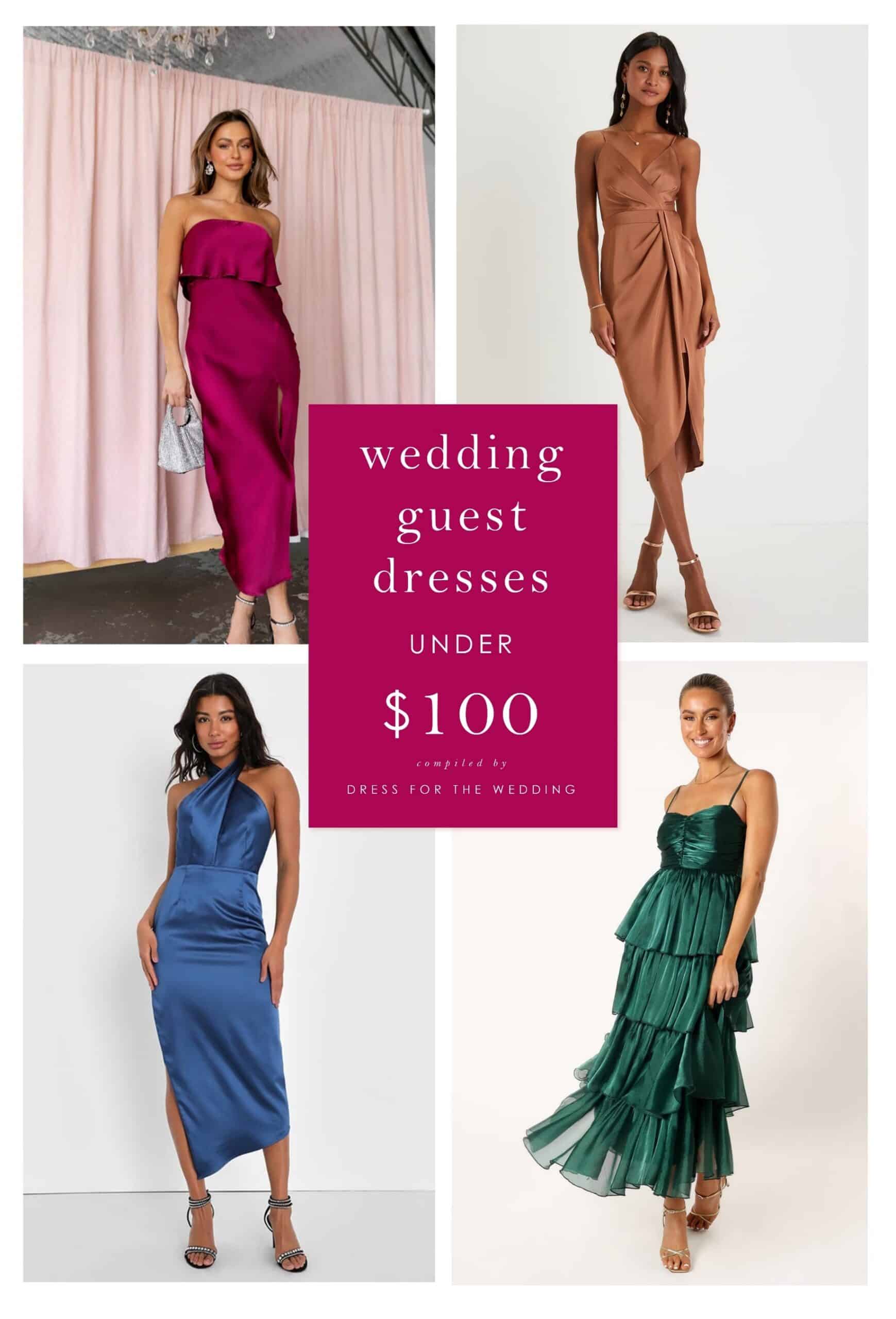 Gorgeous and Affordable Wedding Guest Dresses Under $100 - Dress for ...